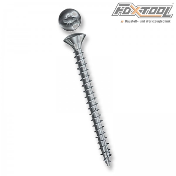4048962044065 652527 Fischer Holzschraube_Spanplattenschraube Power_Fast_4x30_Linsensenkkopf_blvz_VG