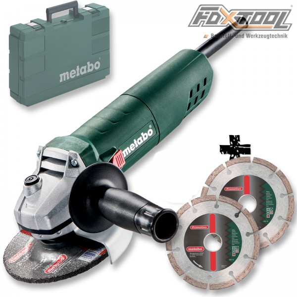 4007430297075 601233000 Metabo Winkelschleifer W_850_125