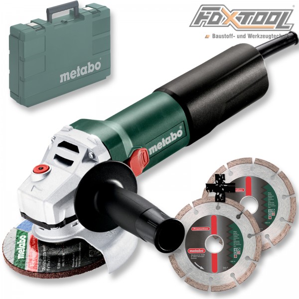 4007430338563 600347510 Metabo Winkelschleifer WEQ_1400_125