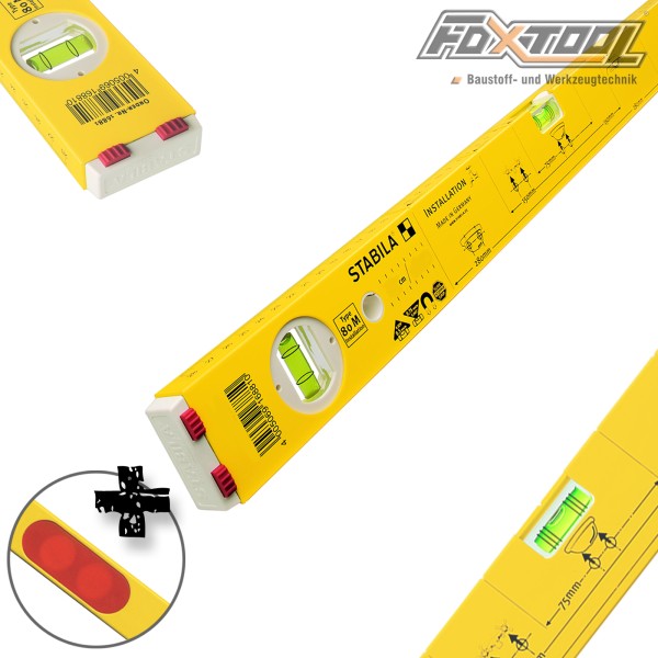 4005069168827 16882 Stabila Wasserwaage 80_M_Installation