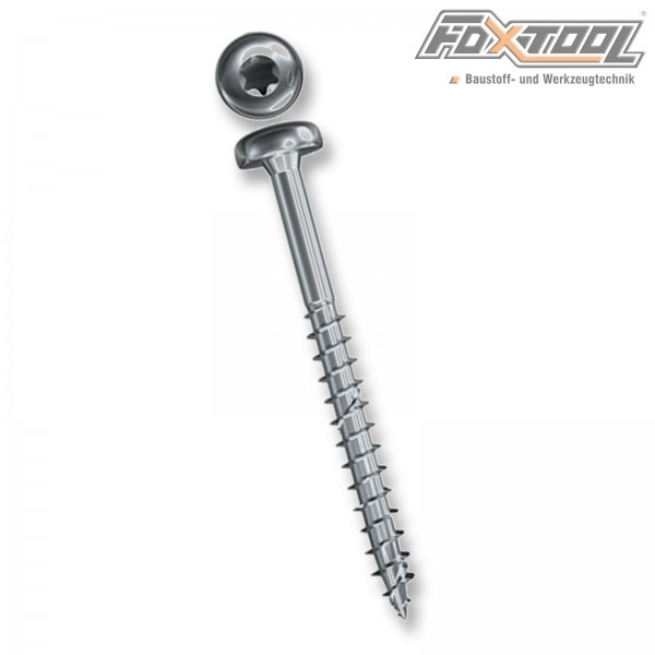 4048962050431 652832 Fischer Holzschraube_Spanplattenschraube Power_Fast_6x100_Halbrundkopf_blvz_TG_