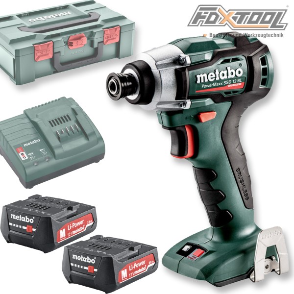 4061792003743 601115500 Metabo Schlagschrauber PowerMaxx_SSD_12_BL